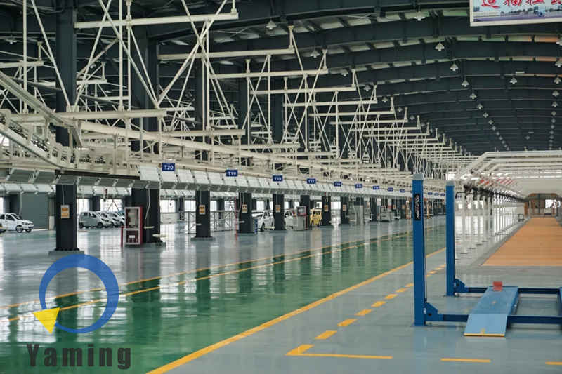 Automobile assembly line SKD